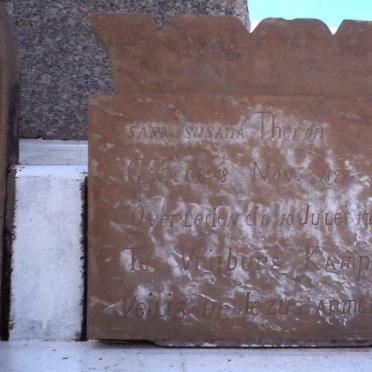 THERON Sara Susana 1899-1902