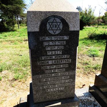 LIEBERTHAL Simon -1958