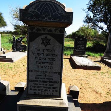 RAUFF Aaron 1870-1937