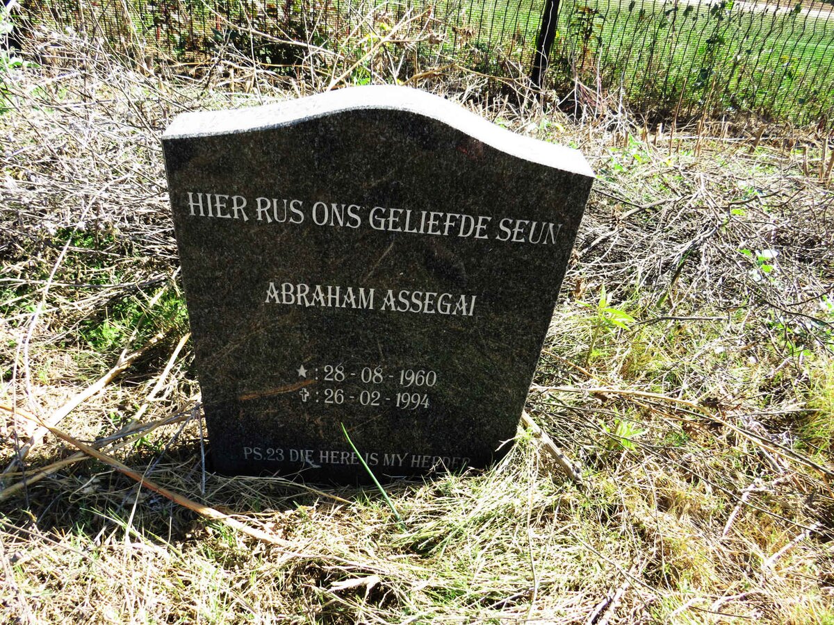 ASSEGAI Abraham 1960-1994