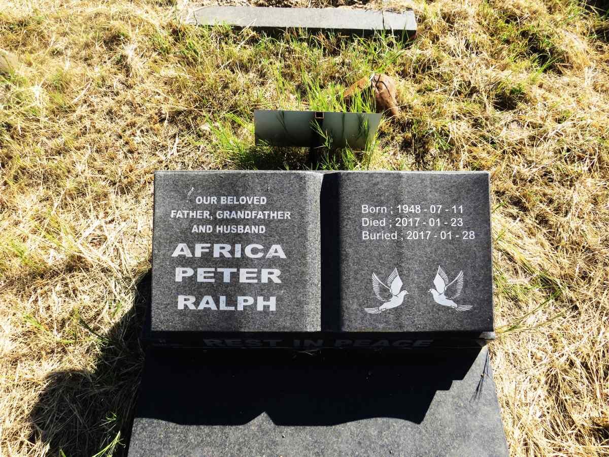 AFRICA Peter Ralph 1948-2017