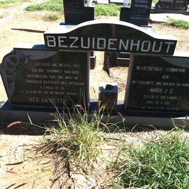 BEZUIDENHOUT Maria J.S. nee SWART 1918-1981