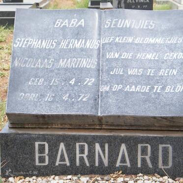 BARNARD Stephanus Hermanus 1972-1972 :: BARNARD Nicolaas Martinus 1972-1972