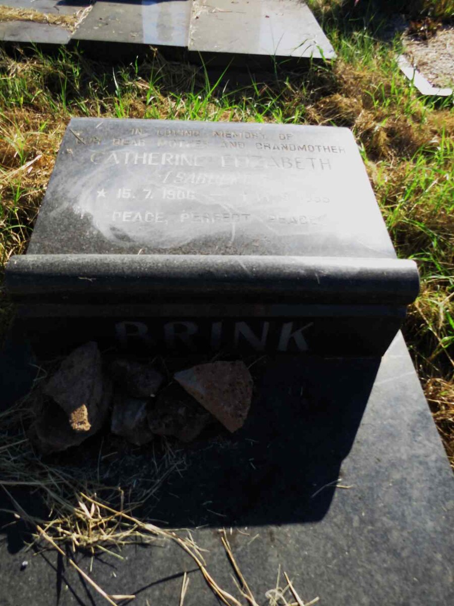 BRINK Catherine Elizabeth nee SARGENT 1906-1995_1