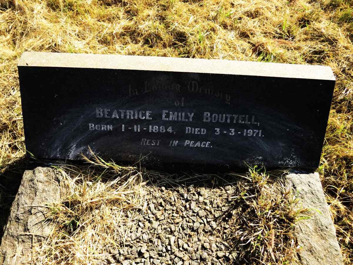 BOUTTELL Beatrice Emily 1884-1971