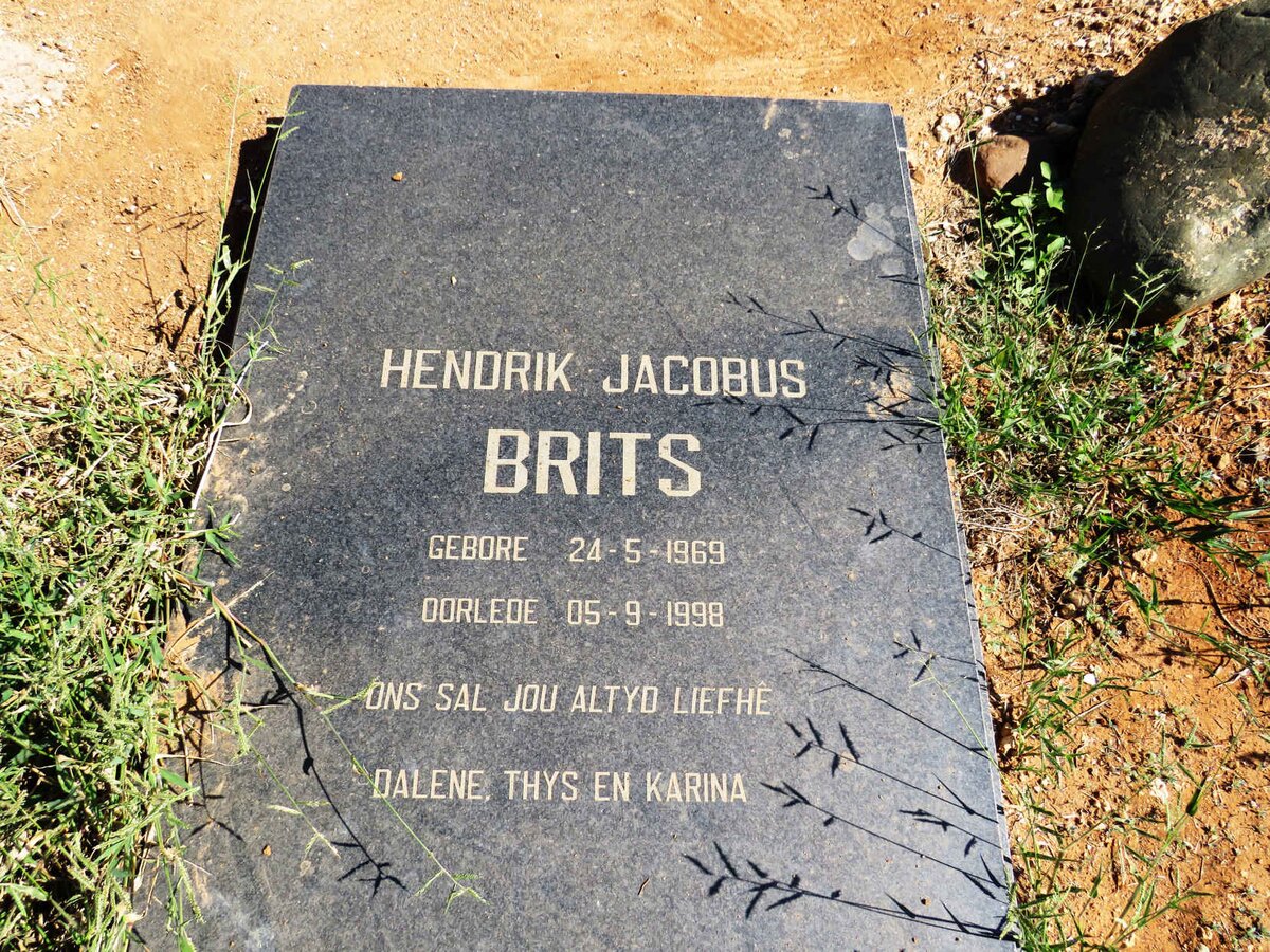 BRITS Hendrik Jacobus 1969-1998