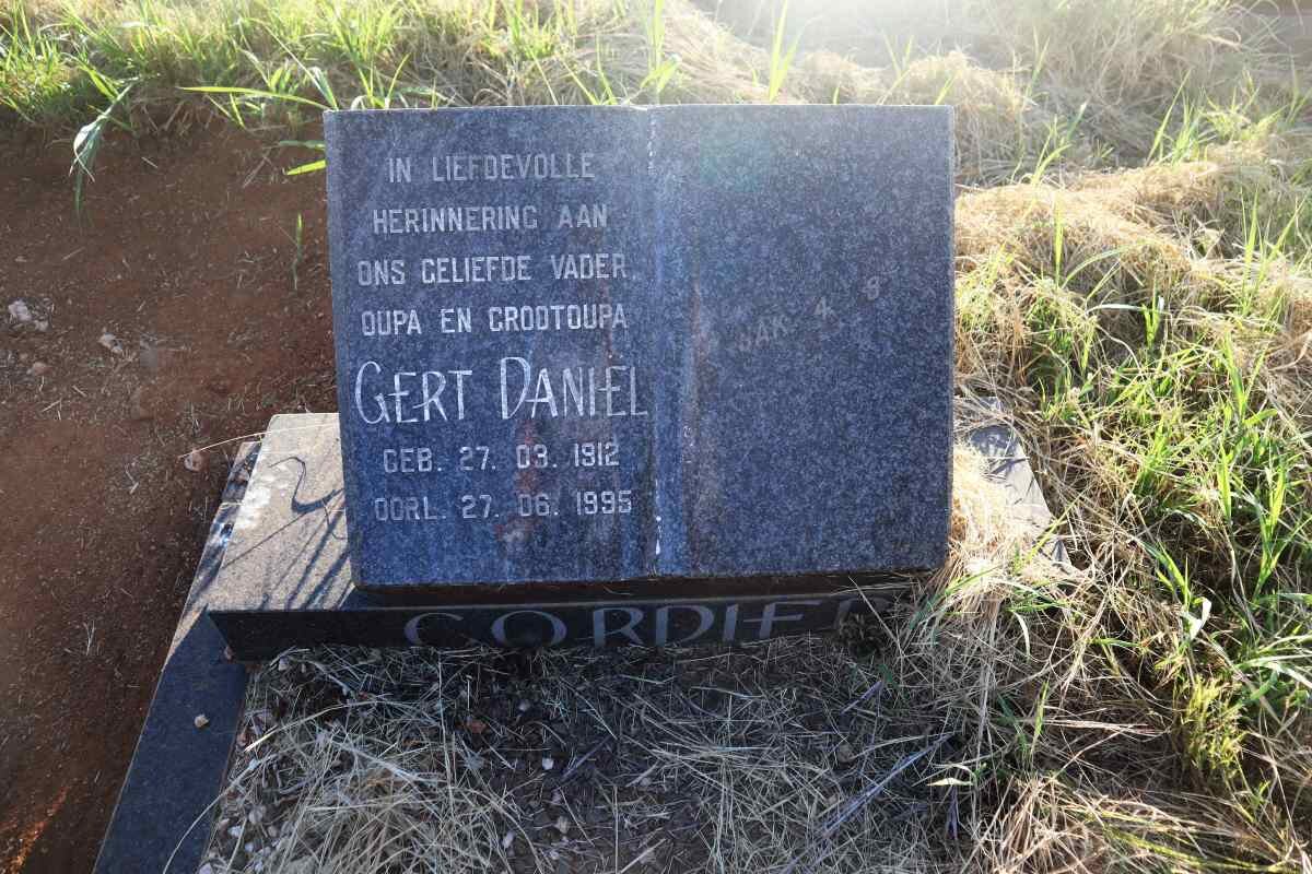CORDIER Gert Daniel 1912-1995