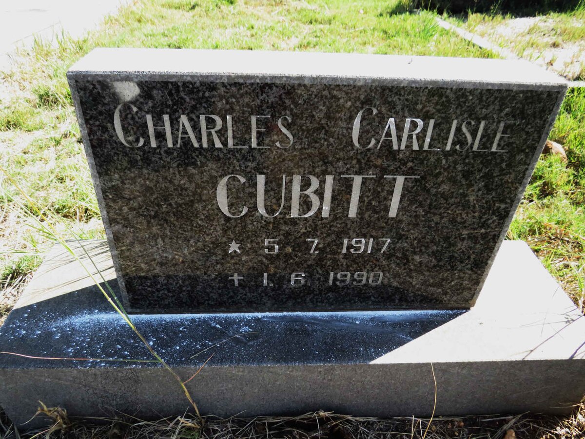 CUBITT Charles Carlisle 1917-1990