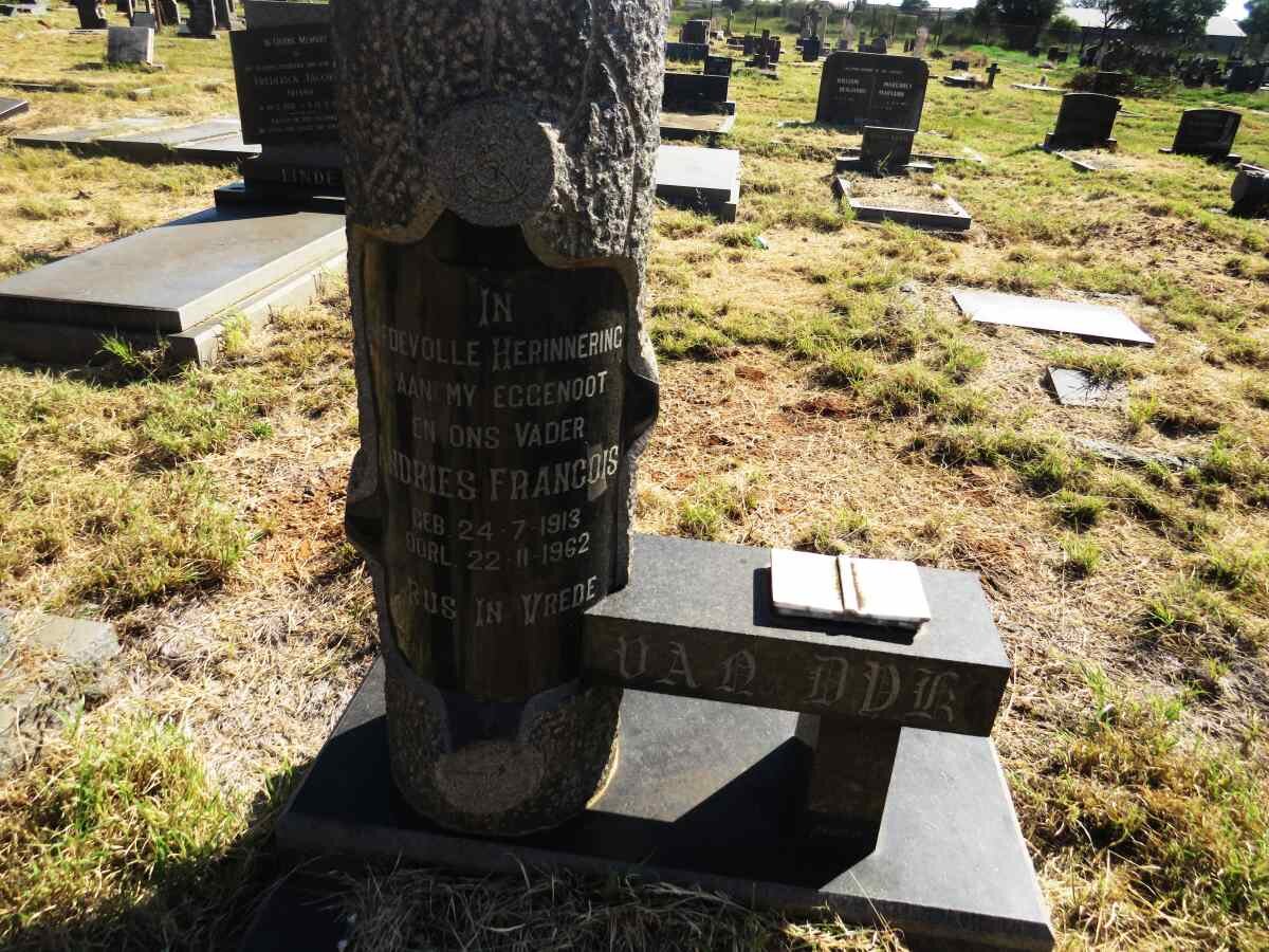 DYK Andries Francois, van 1913-1962