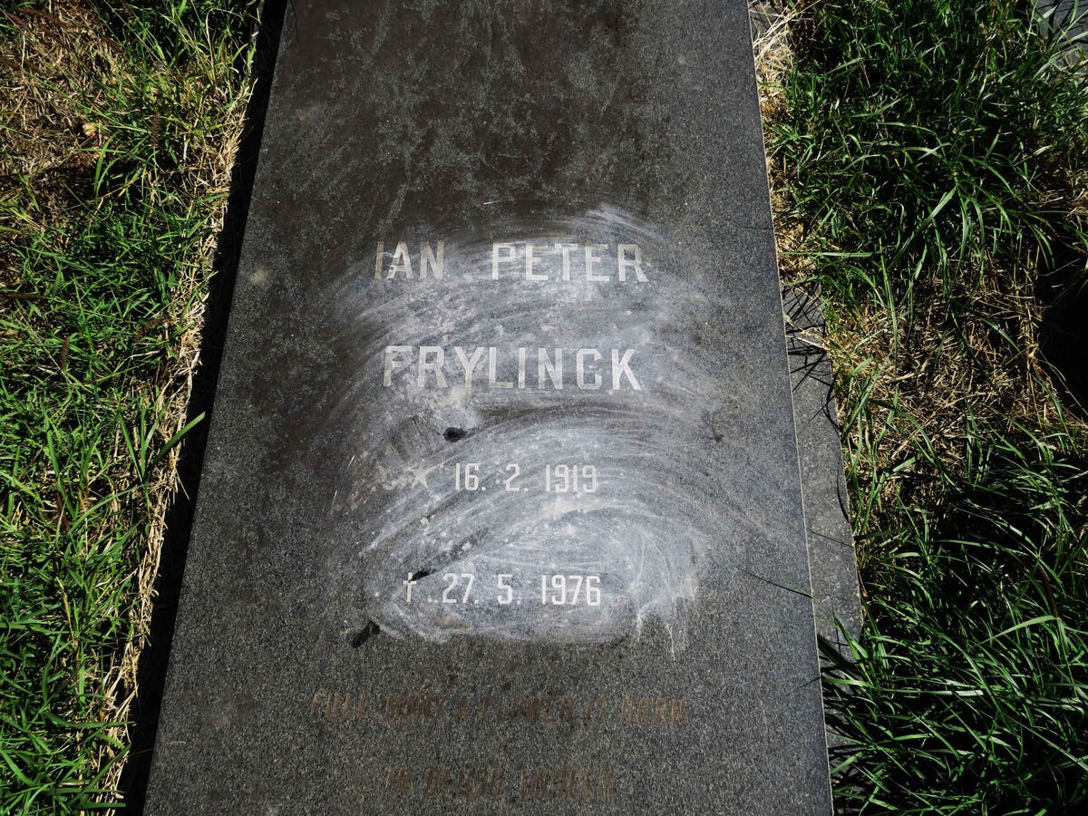 FRYLINCK Ian Peter 1919-1976