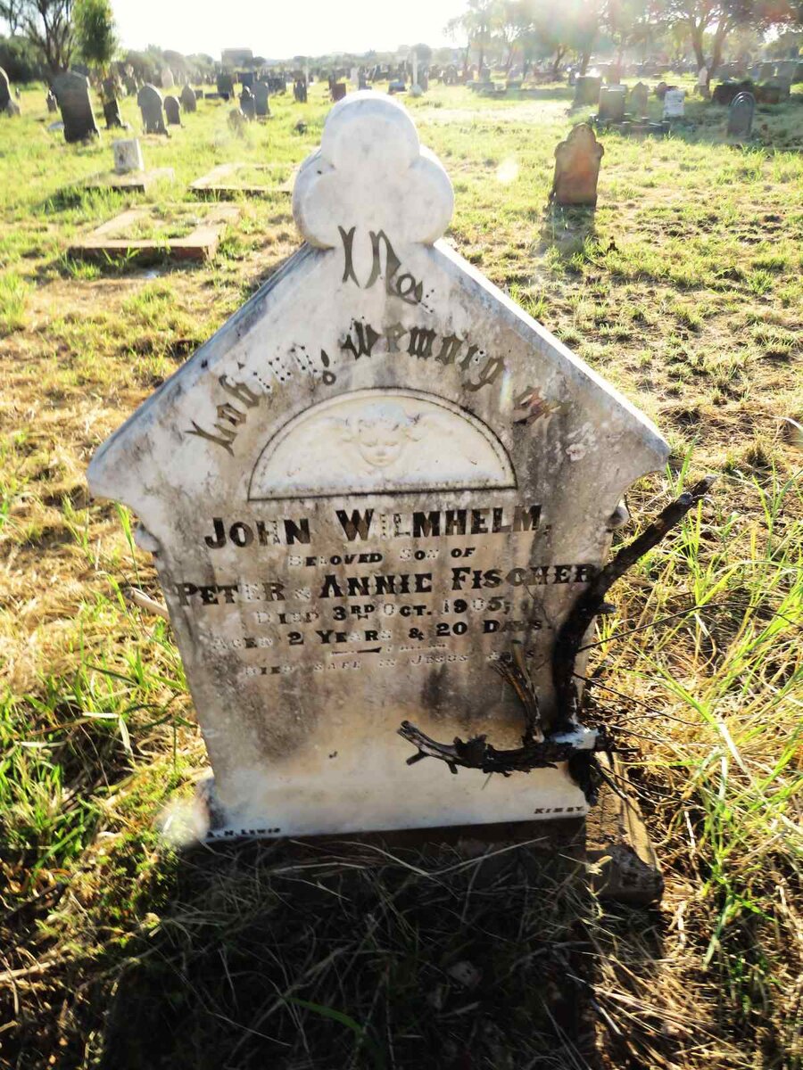 FISCHER John Wilmhelm -1905