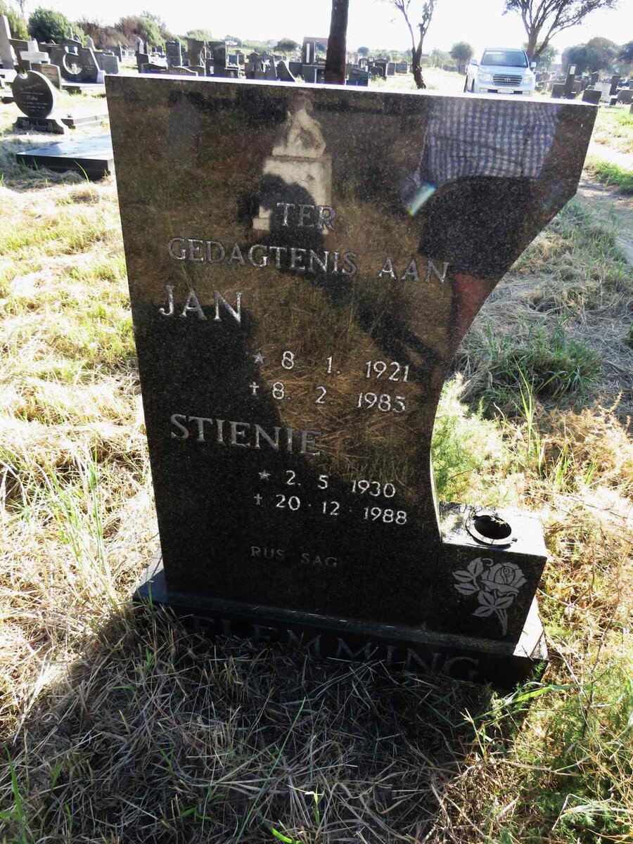 FLEMMING Jan 1921-1985 & Stienie 1930-1988