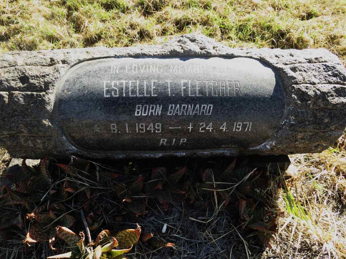 FLETCHER Estelle nee BARNARD 1949-1971