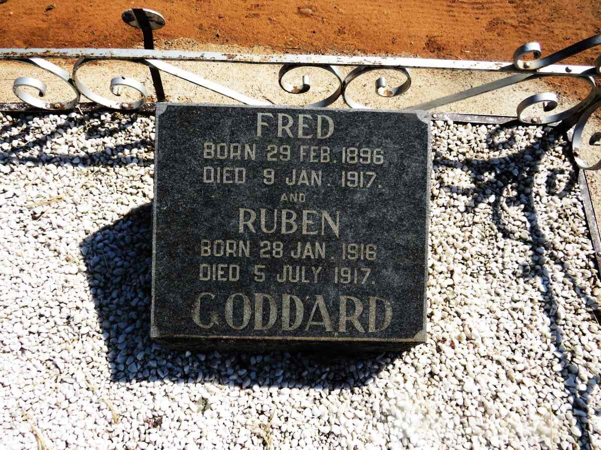 GODDARD Fred 1896-1917 :: GODDARD Ruben 1916-1917