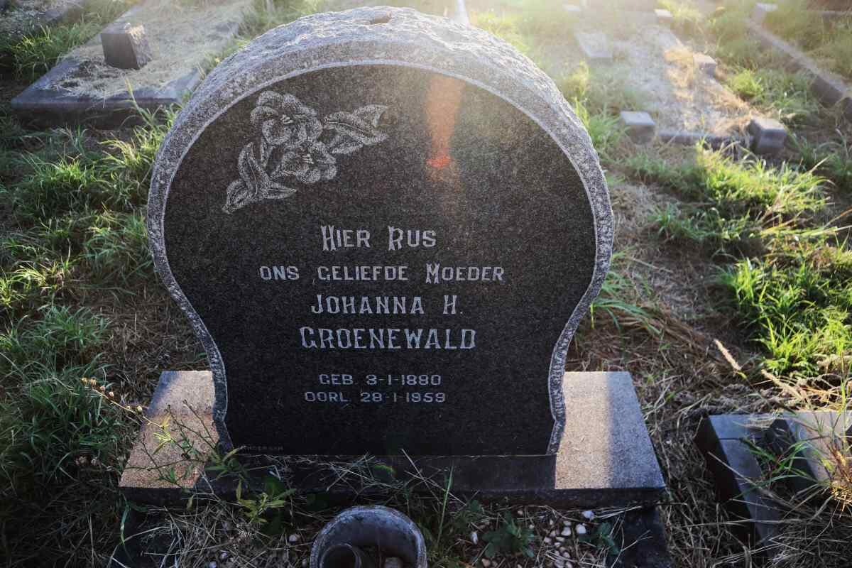 GROENEWALD Johanna H. 1880-1959
