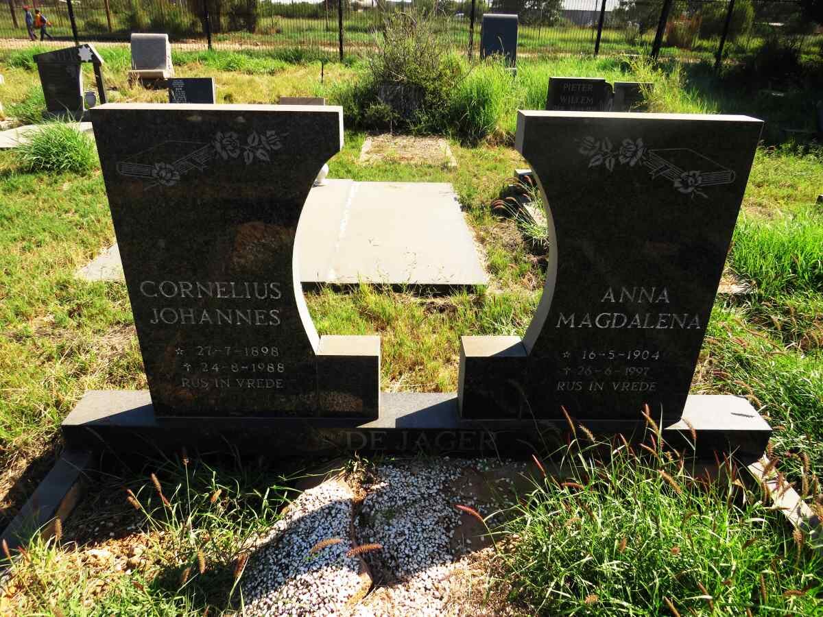 JAGER Cornelius Johannes, de 1898-1988 & Anna Magdalena 1904-1997