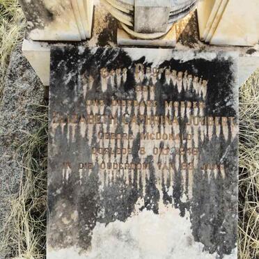 JOUBERT Elizabeth Cathrina nee MCDONALD -1946