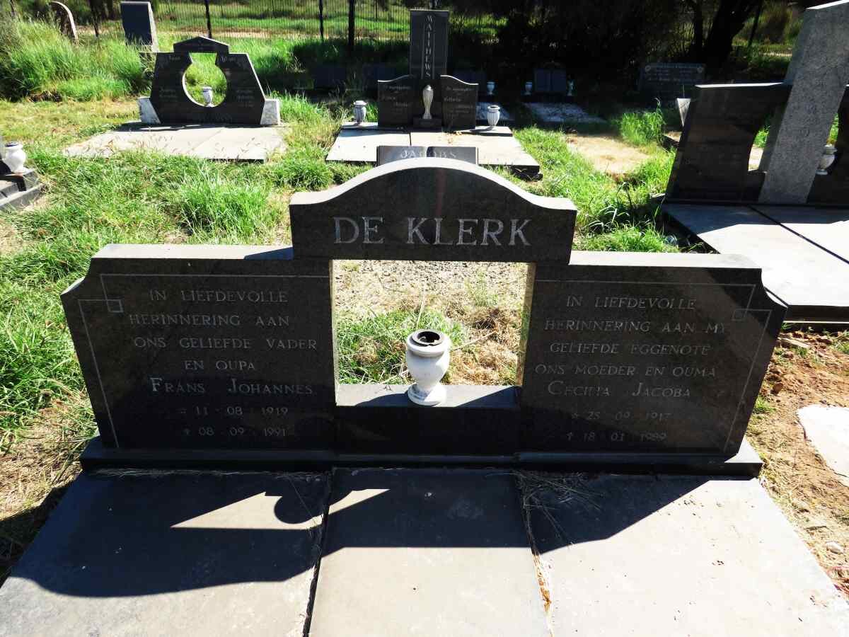 KLERK Frans Johannes, de 1919-1991 & Cecilia Jacoba 1917-1989_1