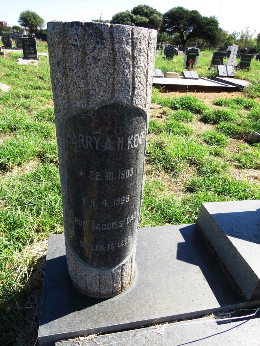 KEMP Harry A.H. 1903-1969 _2