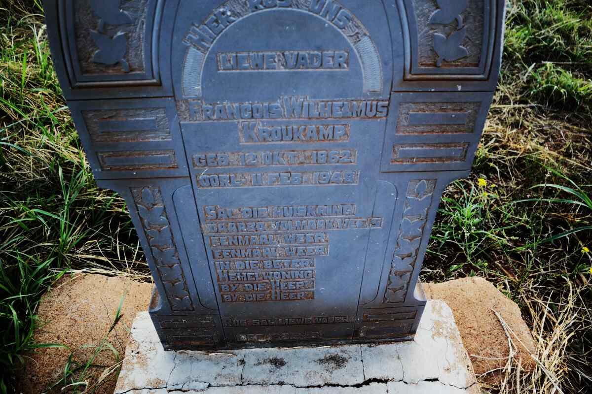 KROUKAMP Francois Wilhelmus 1862-1948