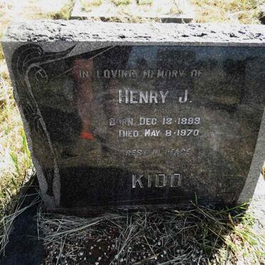 KIDD Henry J. 1899-1970