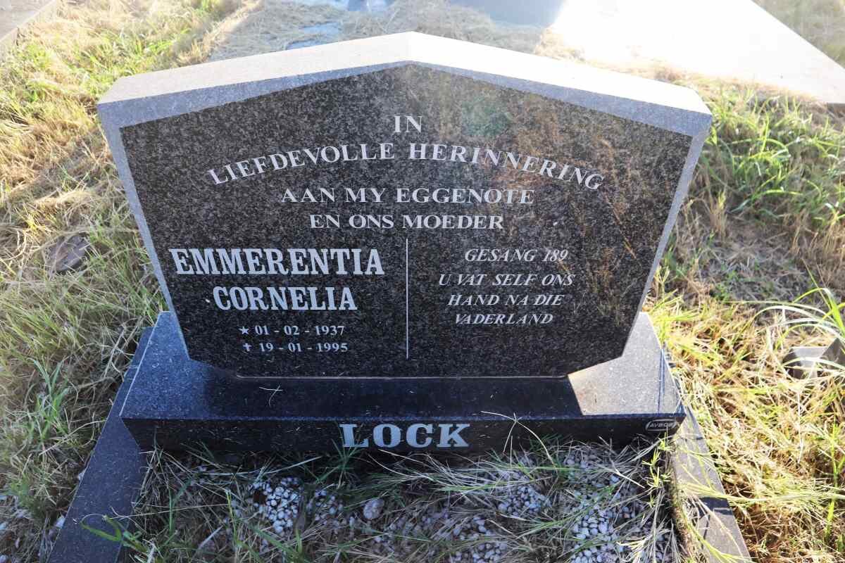 LOCK Emmerentia Cornelia 1937-1995