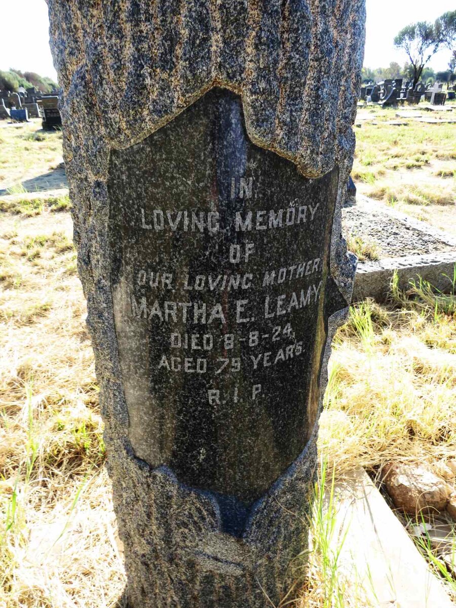 LEAMY Martha E. -1924