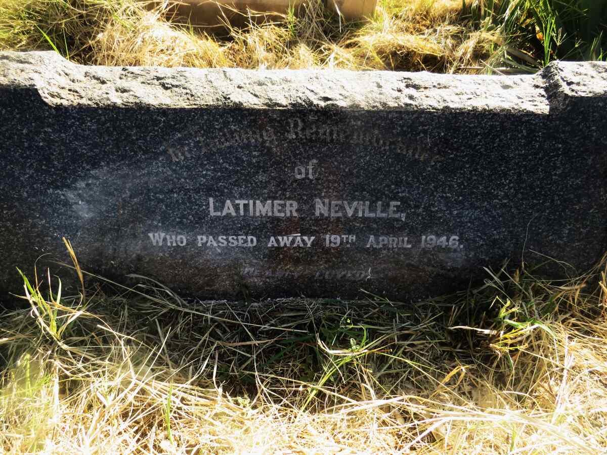 LATIMER Neville -1946