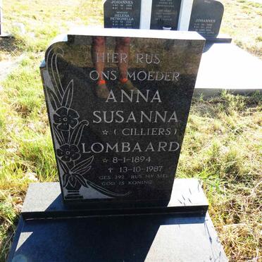 LOMBAARD Anna Susanna nee CILLIERS 1894-1987