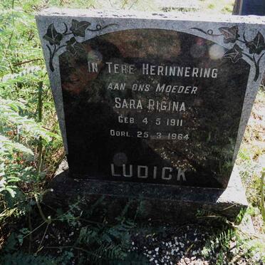 LUDICK Sara Rigina 1911-1964