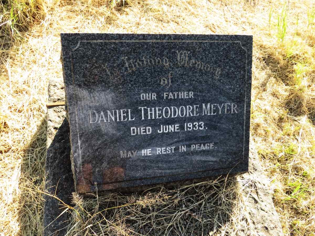 MEYER Daniel Theodore -1933