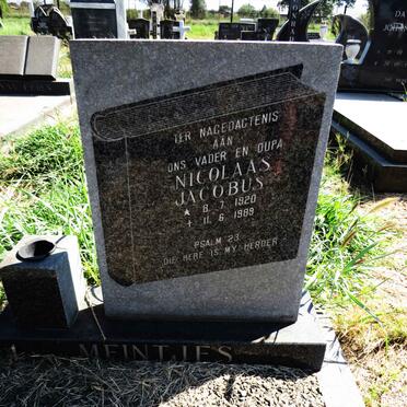 MEINTJES Nicolaas Jacobus 1920-1989