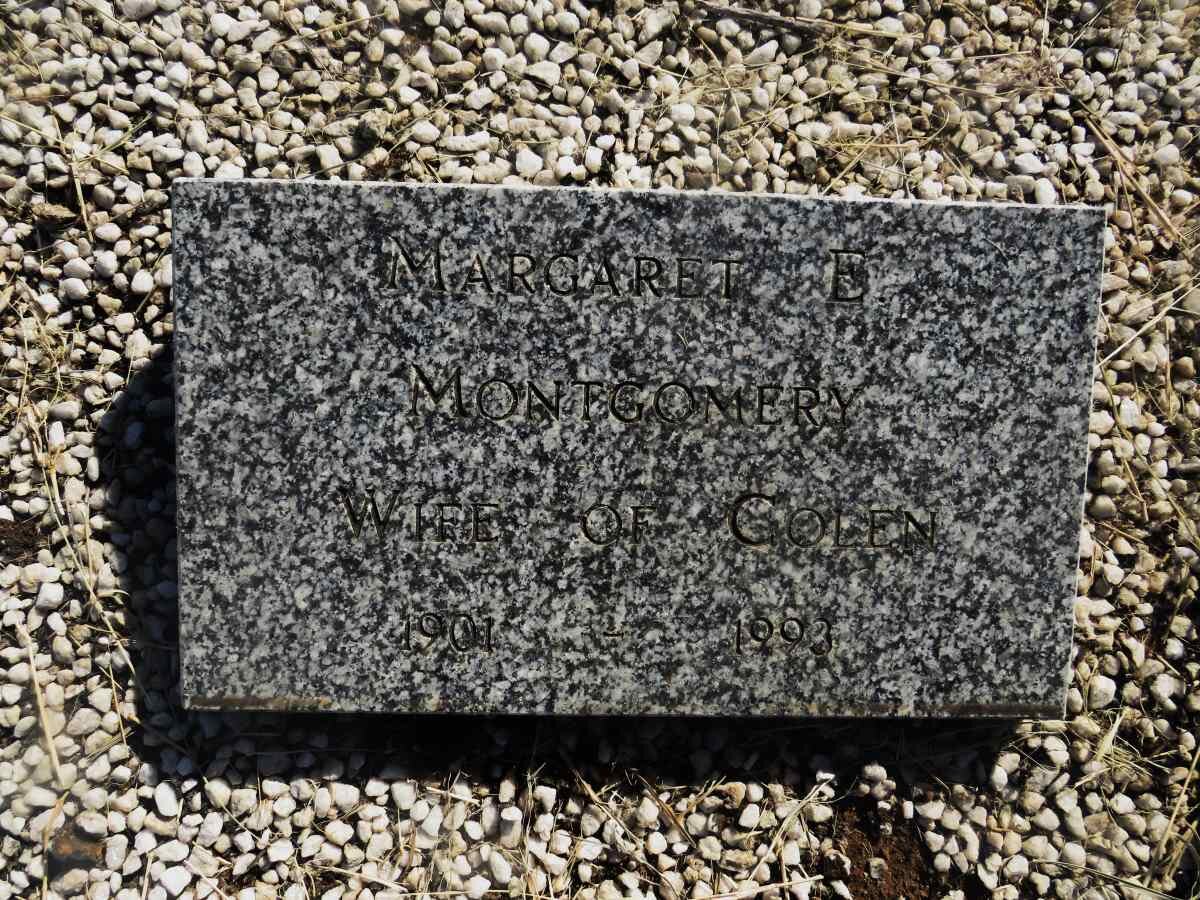 MONTGOMERY Margaret E. 1901-1993