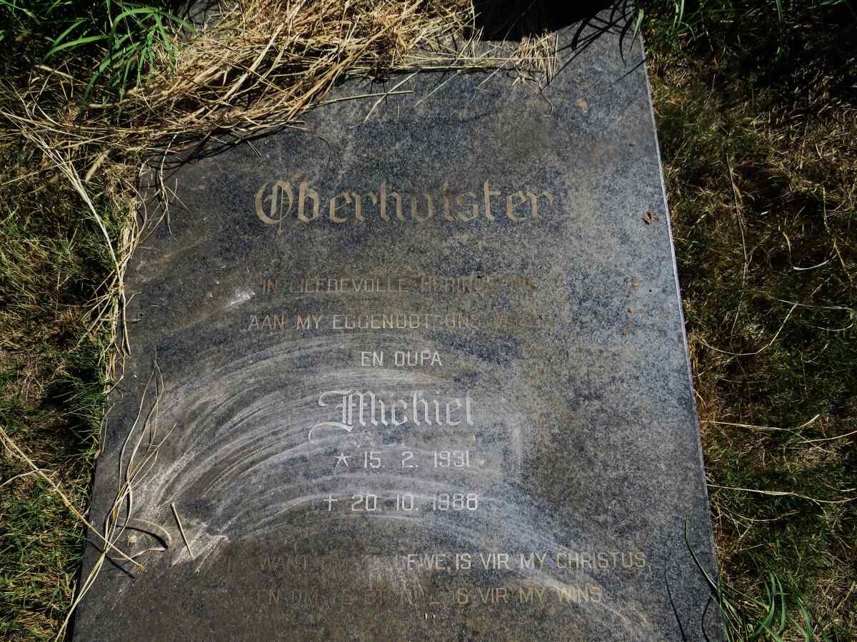 OBERHOLSTER Michiel 1931-1988