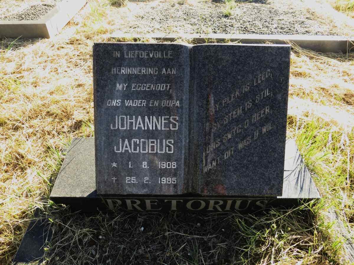 PRETORIUS Johannes Jacobus 1908-1985