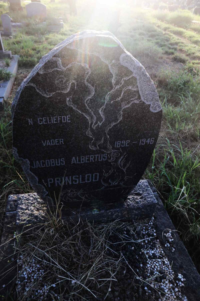 PRINSLOO Jacobus Albertus 1892-1946