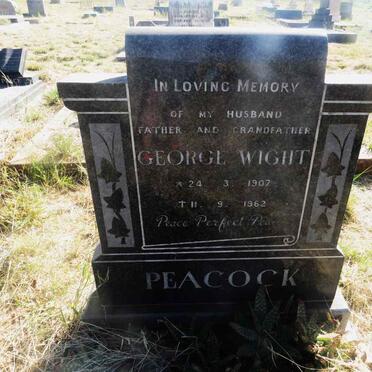 PEACOCK George Wight 1907-1962