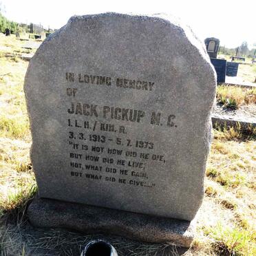 PICKUP Jack 1913-1973