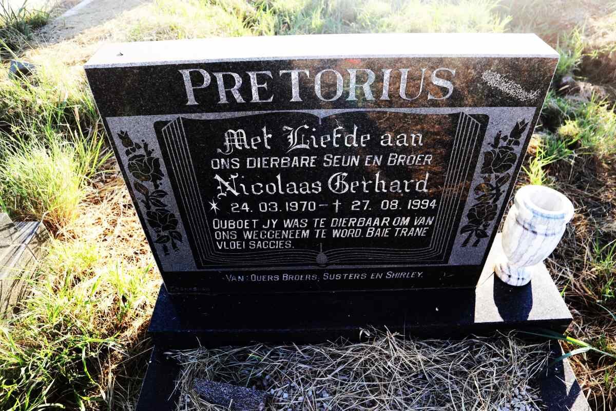 PRETORIUS Nicolaas Gerhard 1970-1994