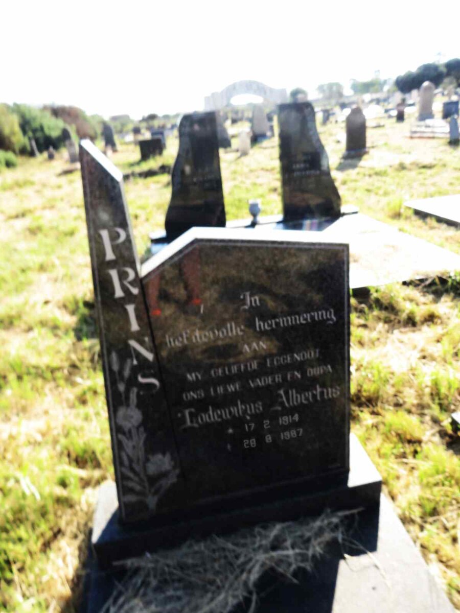 PRINS Lodewikus Albertus 1914-1987