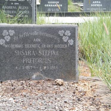 PRETORIUS Susara Stefina 1917-1964