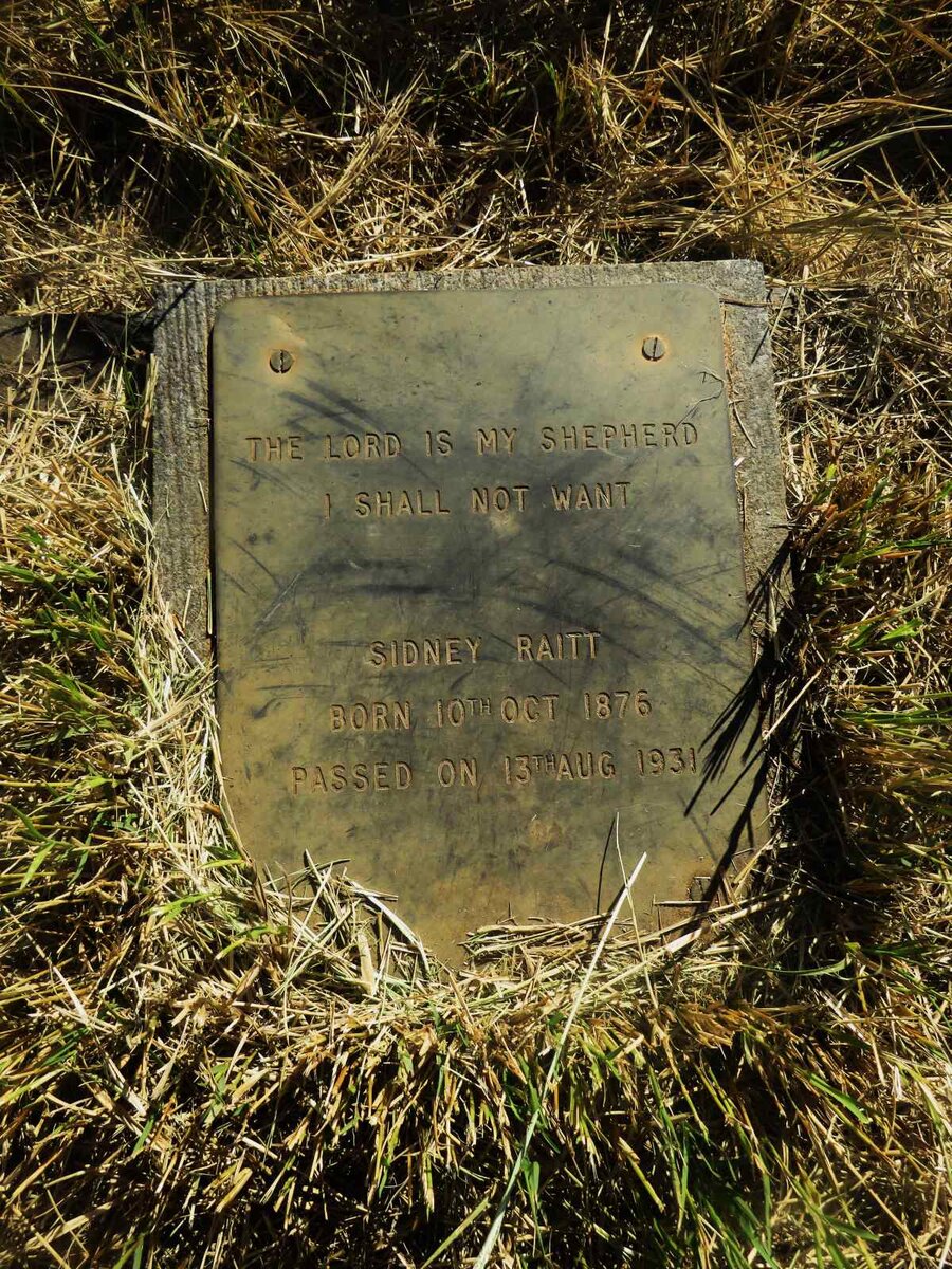 RAITT Sidney 1876-1931