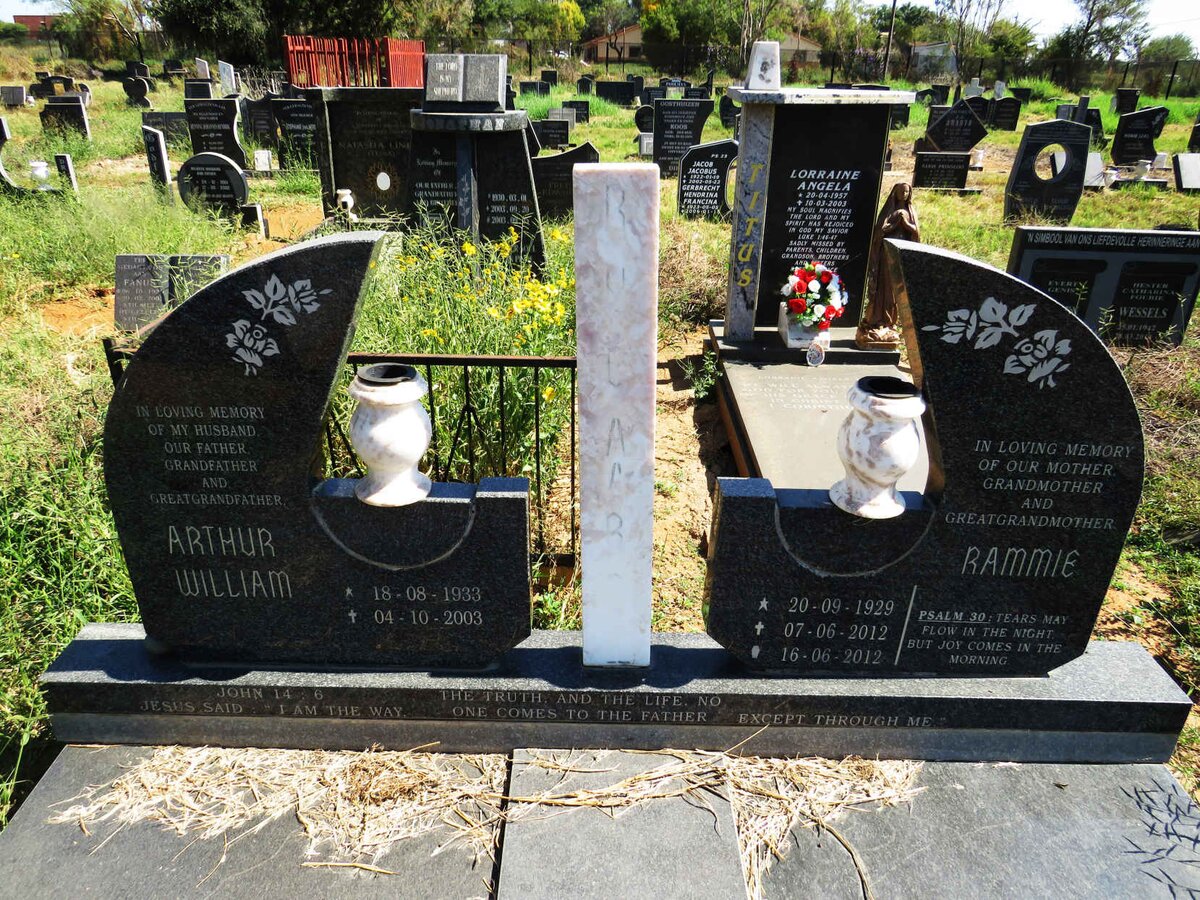 RYGAARDT Arthur William 1933-2003 & Rammie 1929-2012