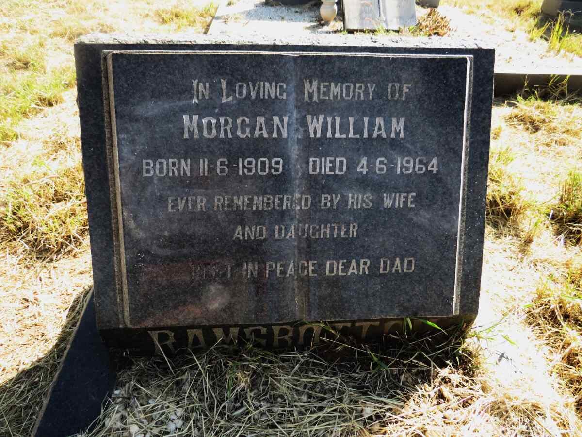 RAMSBOTTOM Morgan William 1909-1964