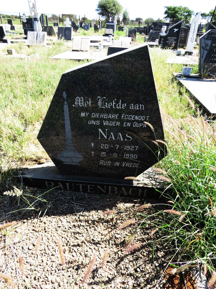 RAUTENBACH Naas 1927-1990