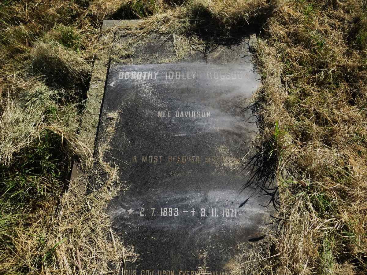 ROSSOUW Dorothy nee DAVIDSON 1893-1971