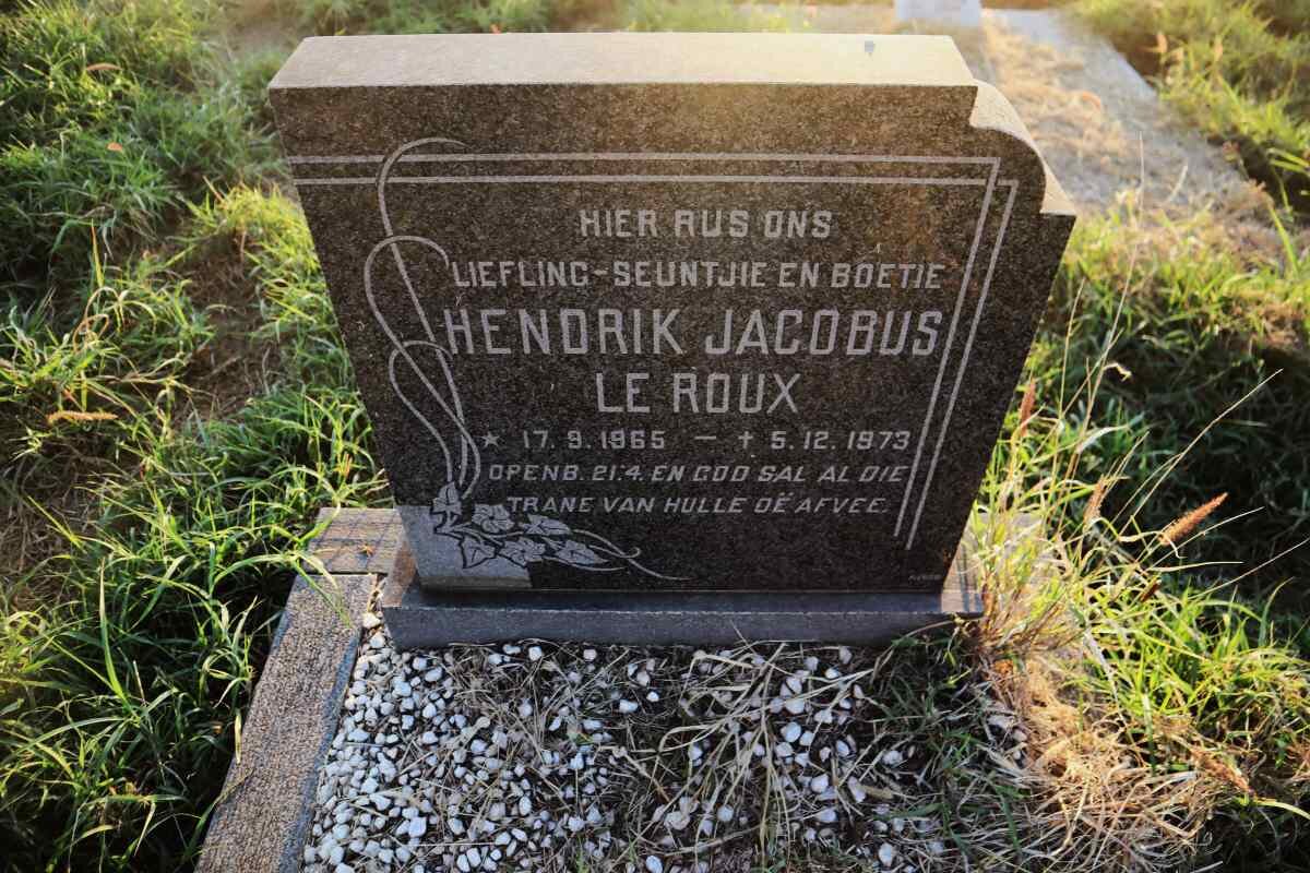 ROUX Hendrik Jacobus, le 1965-1973