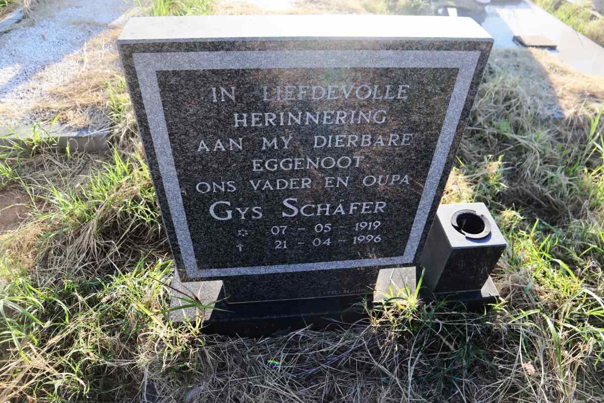 SCHAFER Gys 1919-1996