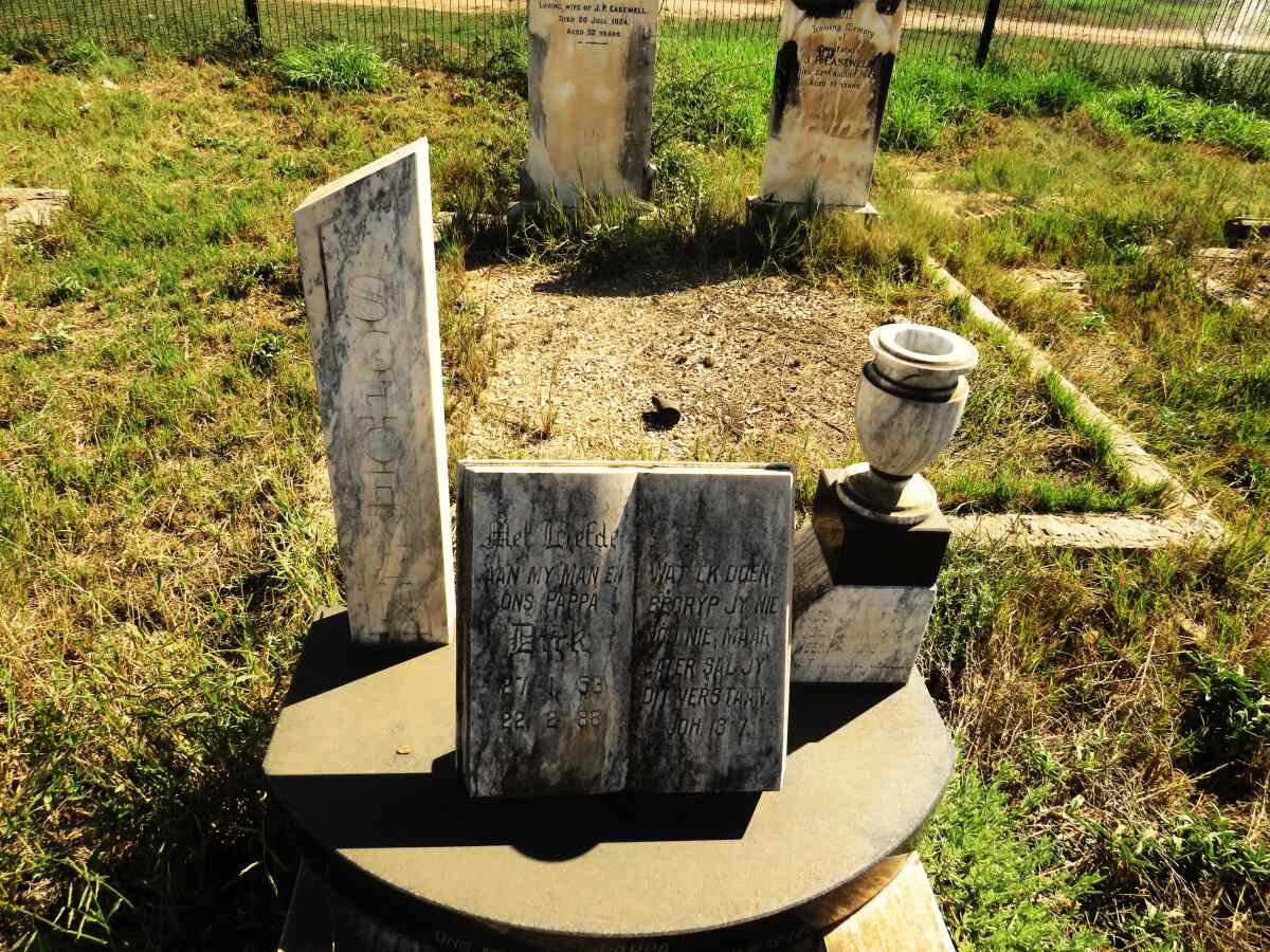 SCHOEMAN Dirk 1953-1988