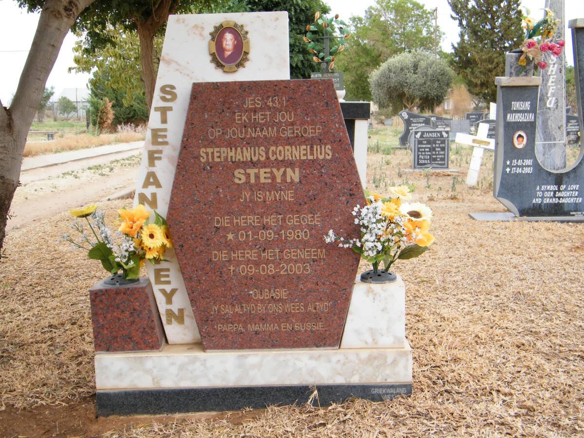 STEYN Stephanus Cornelius 1980-2003
